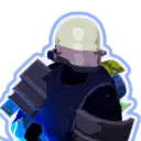 Mercenary character portrait